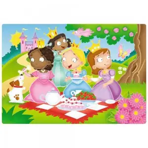 PUZZLE PRINTESE DRAGUTE, 12 PIESE