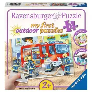 PUZZLE PLASTIC POMPIERI, 12 PIESE