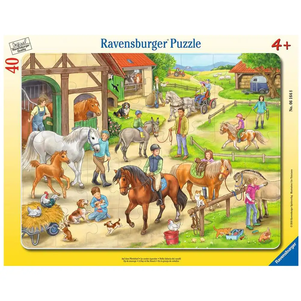 puzzle tip rama ferma, 40 piese