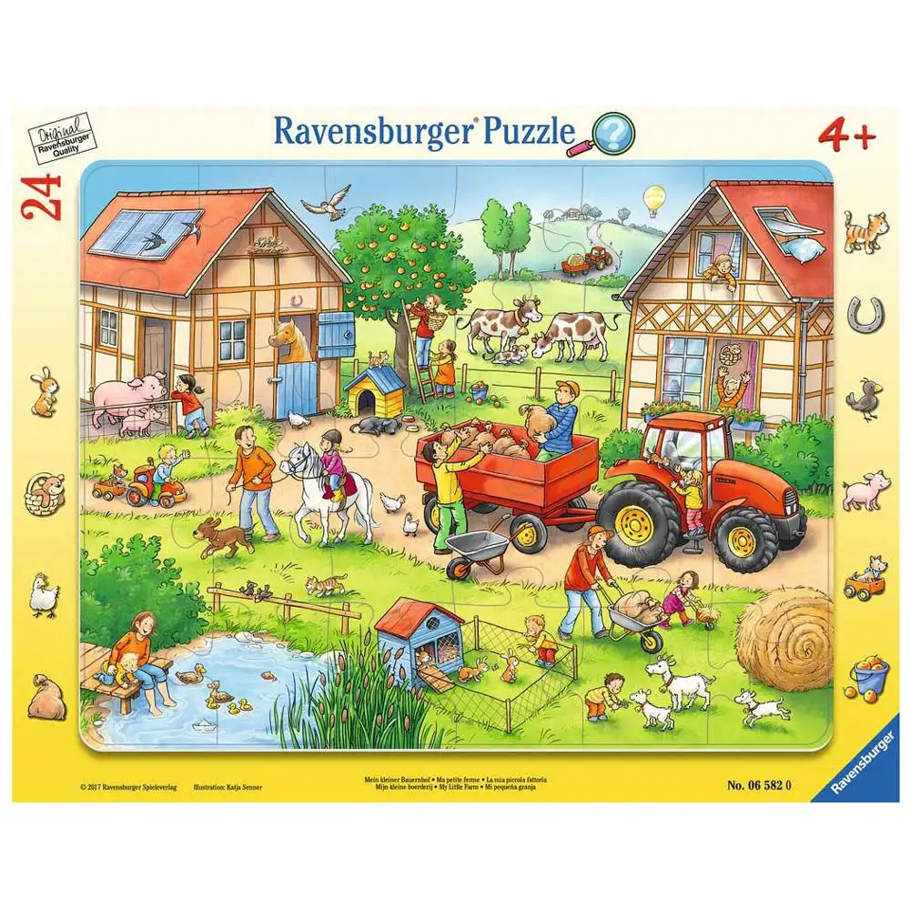 puzzle mica mea ferma, 24 piese