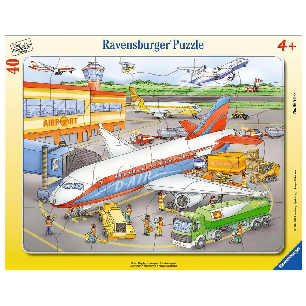 puzzle mic aeroport, 40 piese