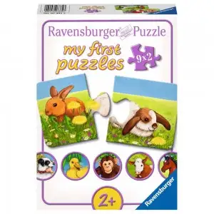 PUZZLE ANIMALE ADORABILE, 9X2 PIESE