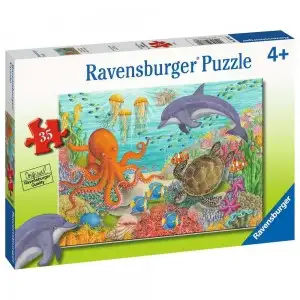 PUZZLE ANIMALE DIN OCEAN, 35 PIESE
