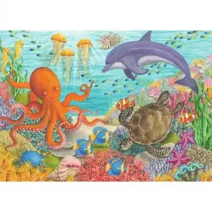 PUZZLE ANIMALE DIN OCEAN, 35 PIESE