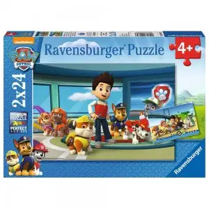 PUZZLE PATRULA CATELUSILOR, 2X24 PIESE