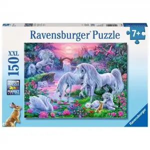 PUZZLE UNICORNI LA APUS, 150 PIESE