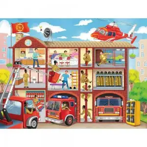PUZZLE POMPIERI SALVATORI,100 PIESE