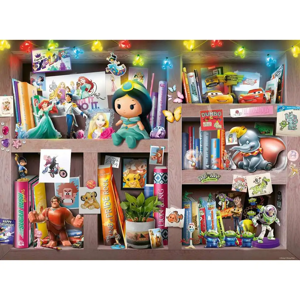 puzzle personaje disney, 100 piese