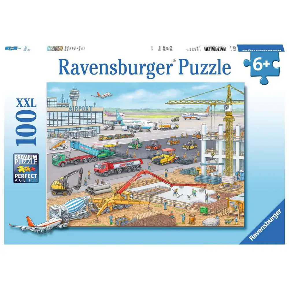 puzzle santier pe aeroport, 100 piese