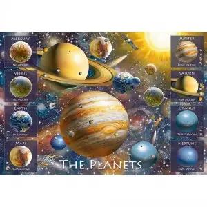 PUZZLE PLANETE, 100 PIESE