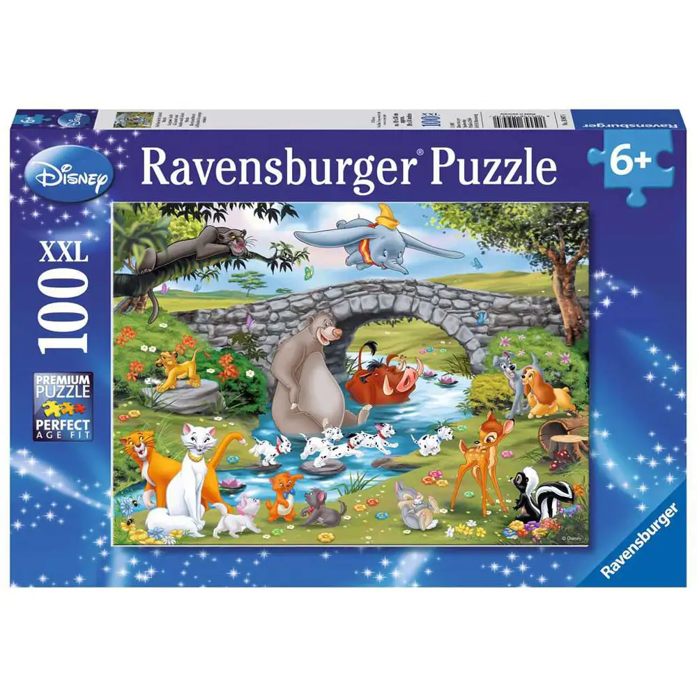 puzzle lumea animalelor, 100 piese