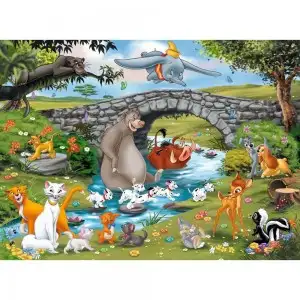 PUZZLE LUMEA ANIMALELOR, 100 PIESE