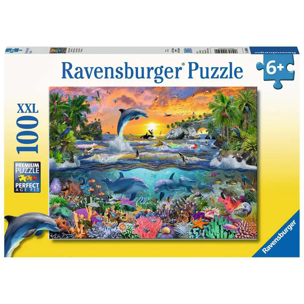 puzzle paradis tropical, 100 piese