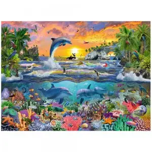 PUZZLE PARADIS TROPICAL, 100 PIESE