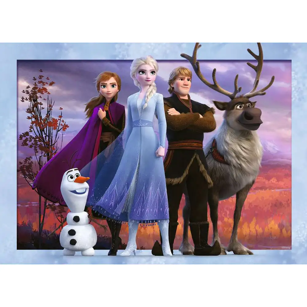 puzzle frozen ii, 4x100 piese