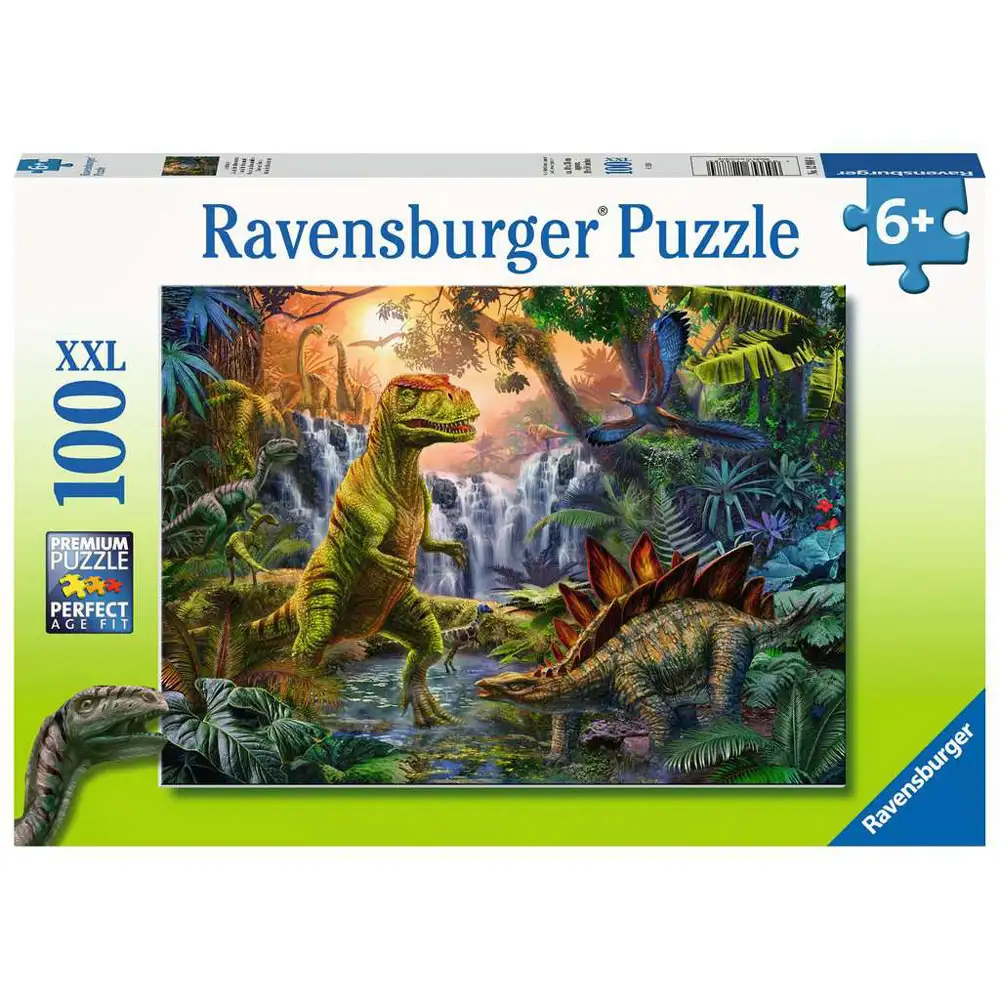 puzzle oaza dinozaurilor, 100 piese