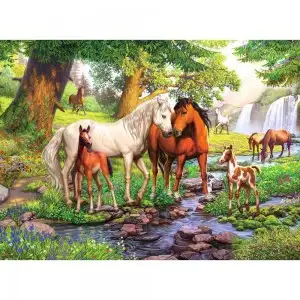 PUZZLE FAMILIE DE CAI LA RAU, 300 PIESE