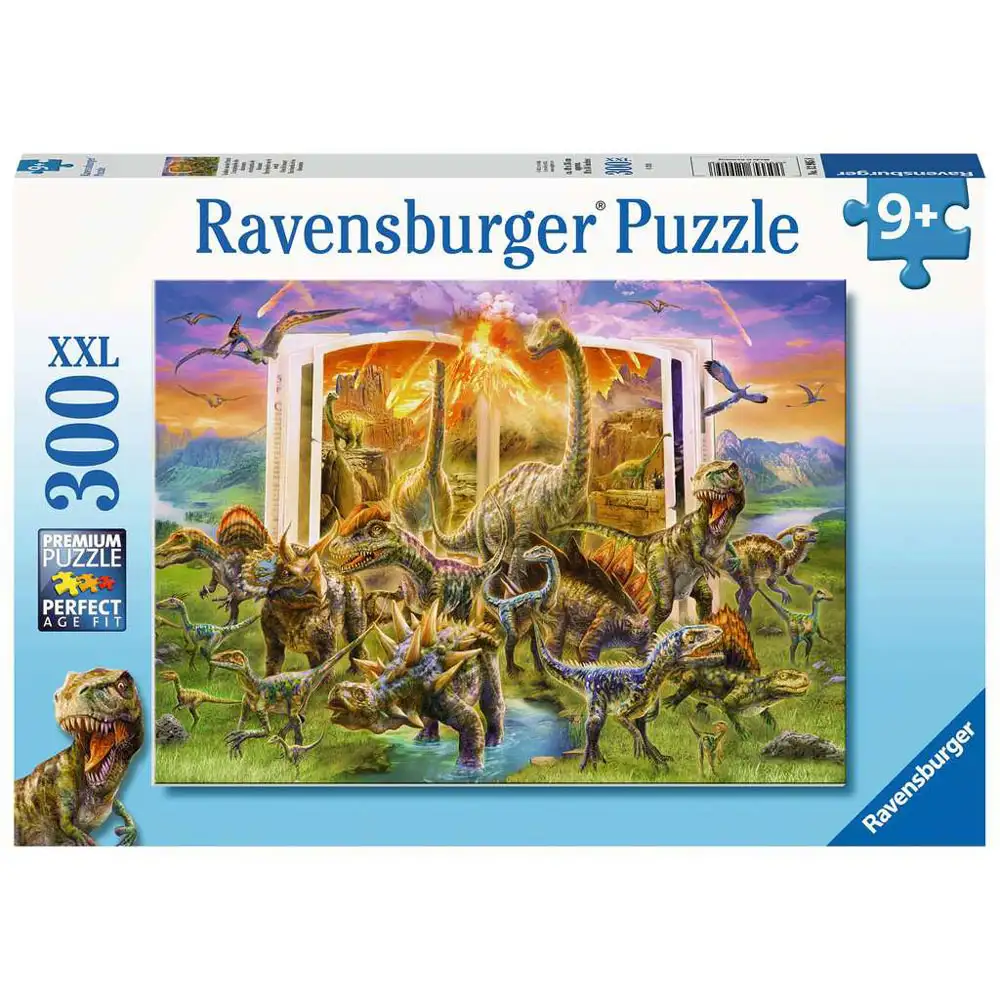 puzzle cartea dinozaurilor, 300 piese