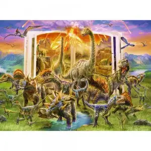 PUZZLE CARTEA DINOZAURILOR, 300 PIESE