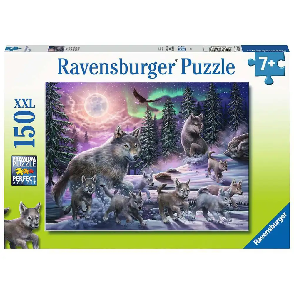 puzzle familie de lupi, 150 piese