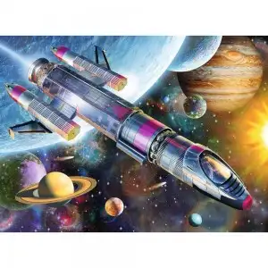 PUZZLE MISIUNE IN SPATIU, 100 PIESE