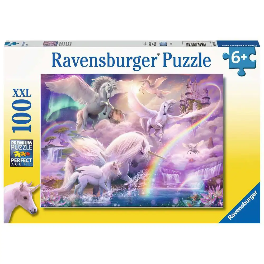 puzzle unicorni, 100 piese